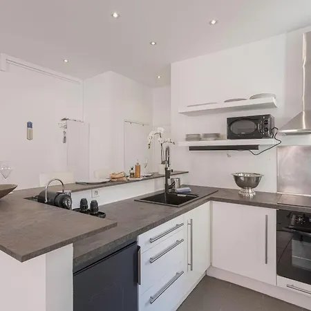 White Meynadier  Citycenter - Congres - Terrasse - Clim - Wifi Apartment *