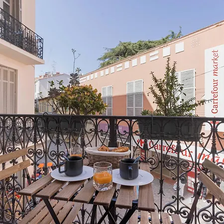 White Meynadier  Citycenter - Congres - Terrasse - Clim - Wifi Apartment Cannes