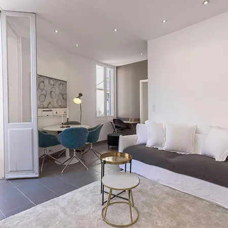 White Meynadier  Citycenter - Congres - Terrasse - Clim - Wifi Cannes