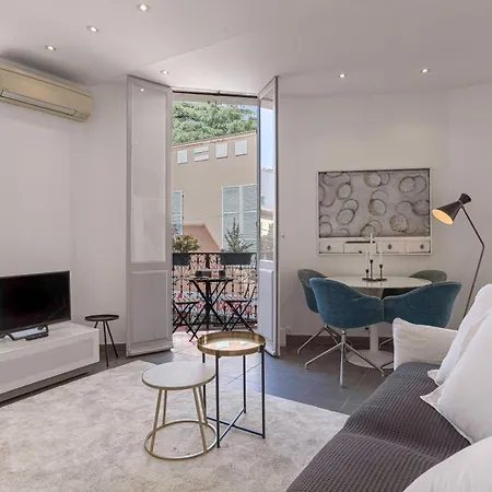 Apartment White Meynadier  Citycenter - Congres - Terrasse - Clim - Wifi